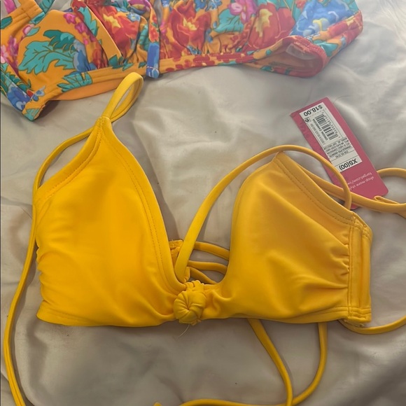 Xhilaration Yellow Bikini Swimwear - Picture 2 of 5